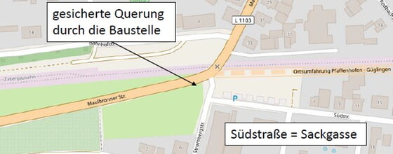 Sicherer Fußweg/Schulweg